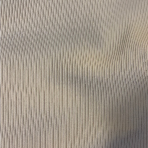 Aritzia Off-White Button-Down Shirt-ribbed - Picture 4 of 4